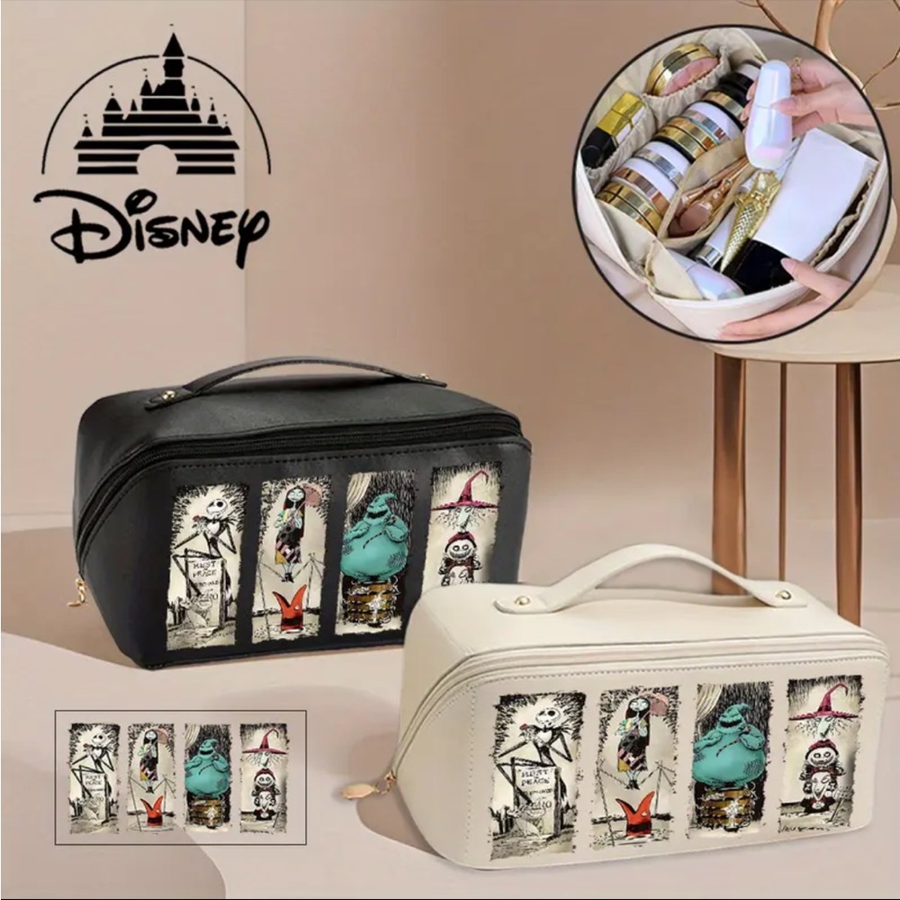 🆕 Disney - Nightmare Before Christmas - Cosmetic Bag - 2 Colors